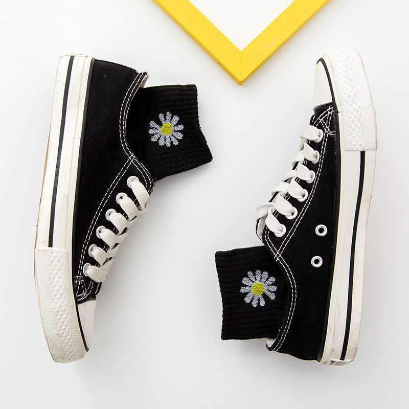 deshop.sby - Kaos Kaki Mata Kaki Daisy Warna Warni Murah