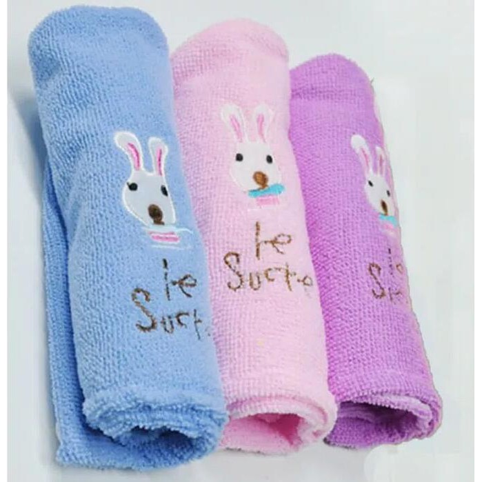 TOKOMUDA Towel Handuk Rambut Menyerap Air 7x Lebih Cepat Cute Rabbit lw41 Magic Towel