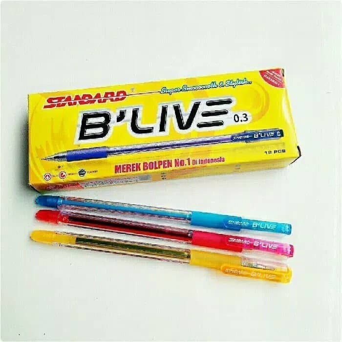 

Pulpen Standard Blive 0.3 (12pcs)