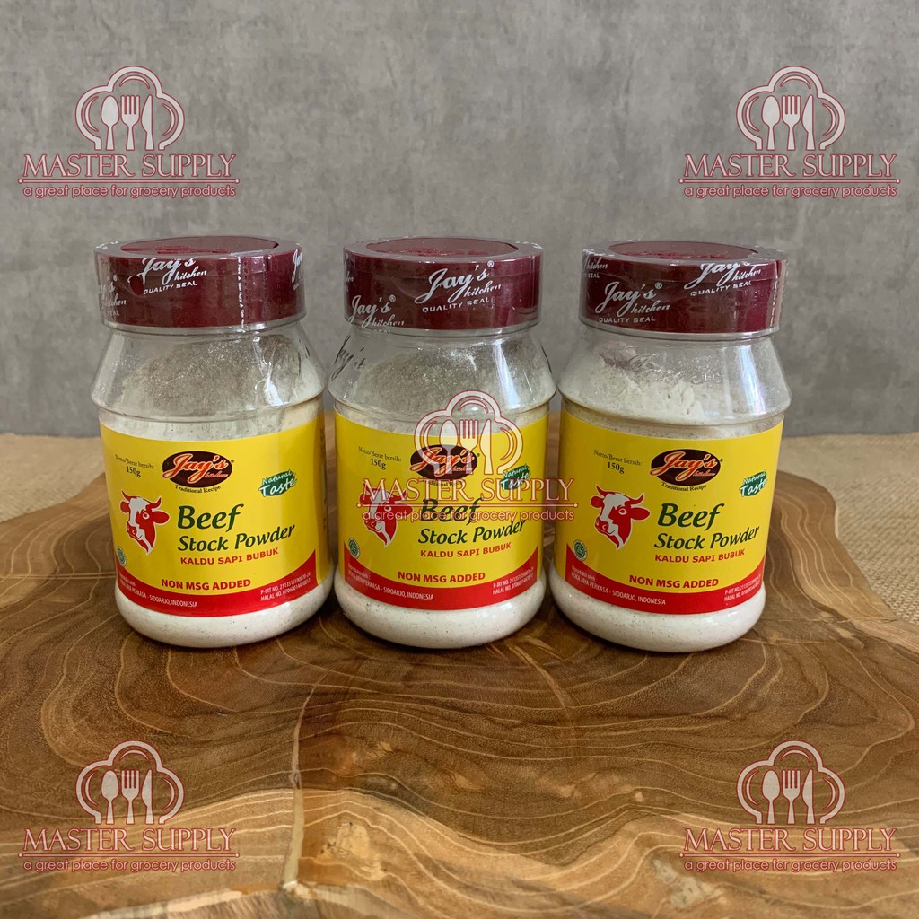 

JAYS'S BEEF STOCK 150 GR NON MSG / KALDU SAPI BUBUK / JAYS KITCHEN
