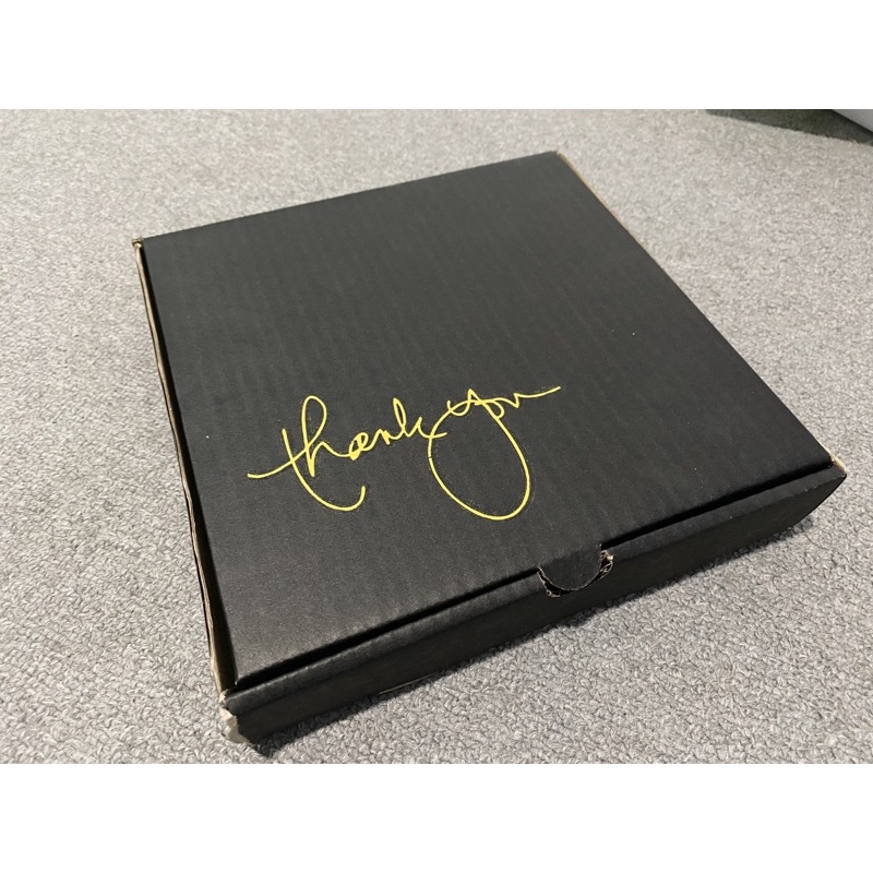 Box Kado || Kardus Packing-Hitam Thankyou LD