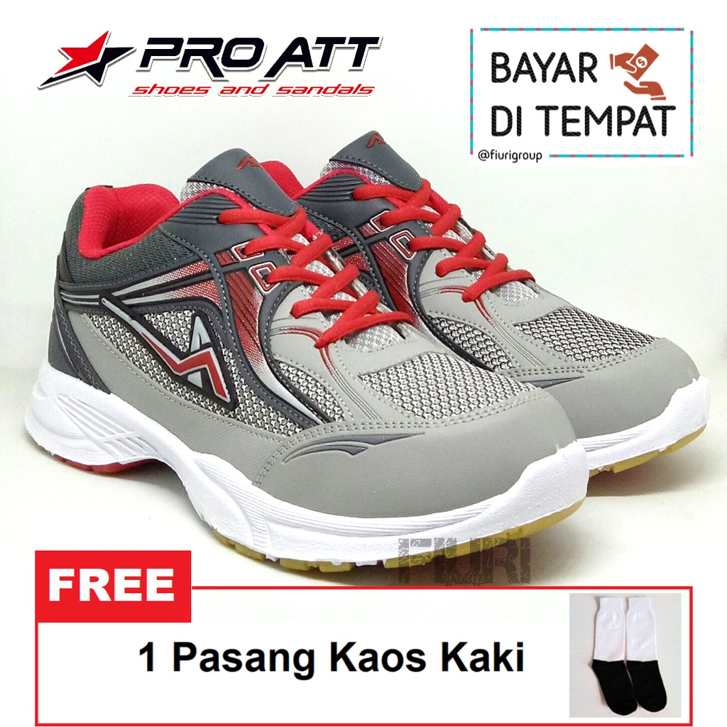 FIURI – PRO ATT ORIGINAL – MC 50 MERAH 39-43 - SEPATU KETS PRIA - SEPATU SNEAKERS PRIA - SEPATU OLAH