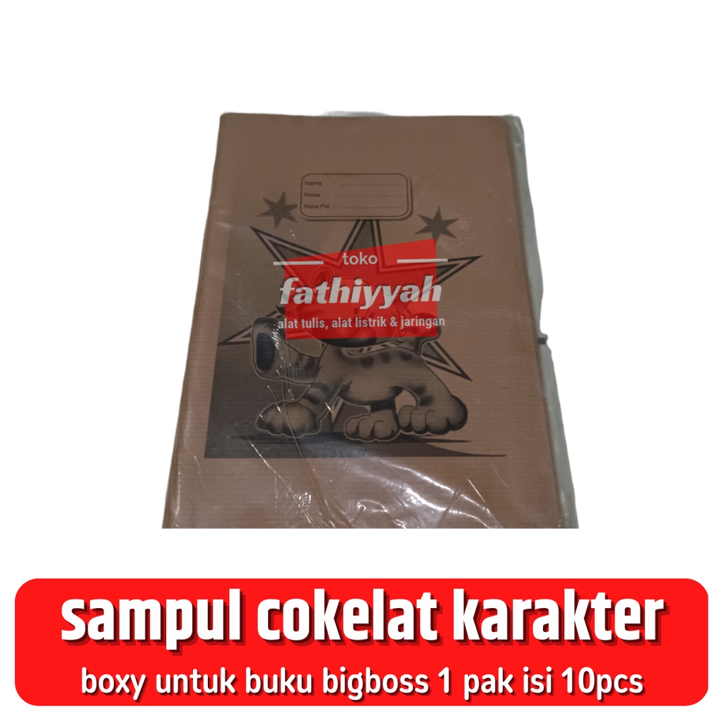 

sampul buku boxy bigboss karakter 1 pak isi 10pcs