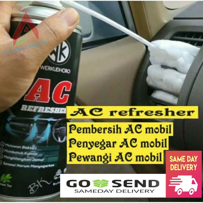 Ac refresher mobil / Pembersih ac mobil / Pembersih kisi² Ac / Penghilang bau apek / Ac cleaner mobil