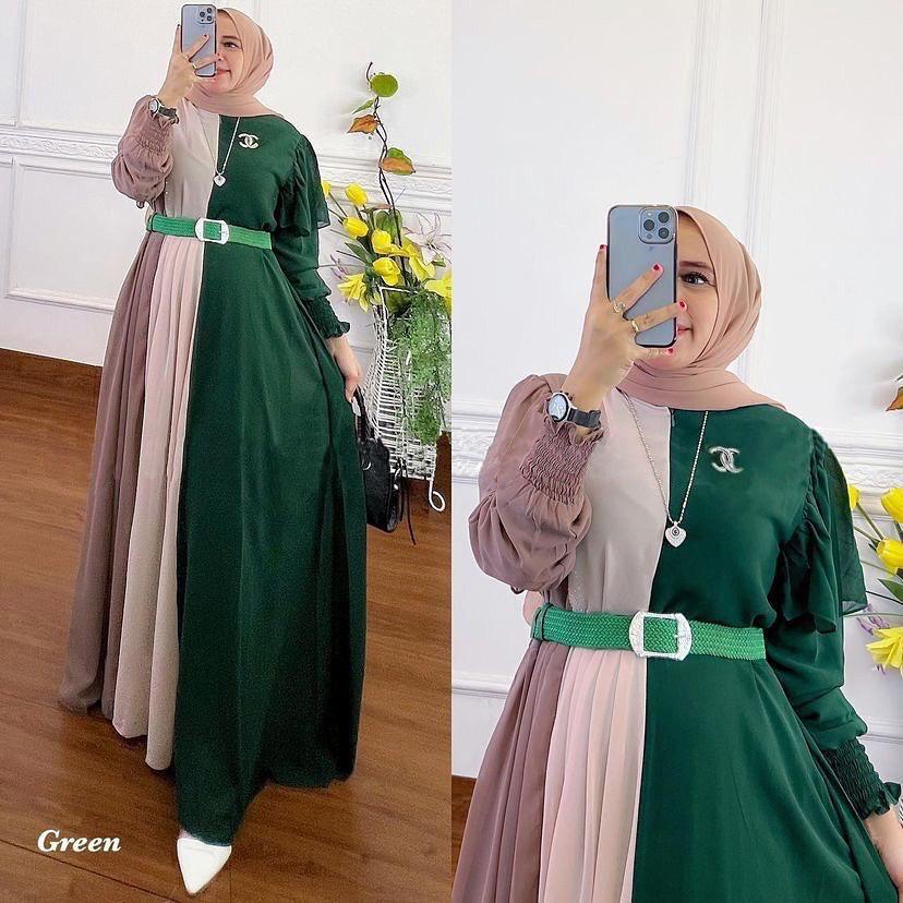 VIOLA MAXI || GAMIS CERUTY JUMBO || UKURAN S M L XL XXL XXXL 5L