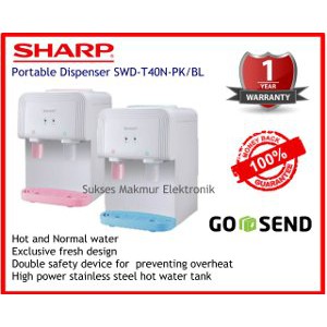 Sharp Portable Dispenser SWD T40N PK BL Top Loading Water Dispenser Limited