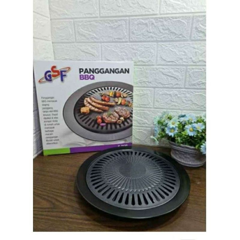 Maxim Alat pemanggang ultragrill / wajan pemanggang bbq &amp; PANGGANGAN BULAT BBQ GSF G-7132