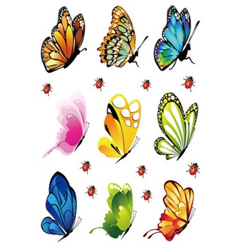 ❤ IJN ❤ Butterfly Wall Sticker - Stiker Hiasan Dinding Kupu Kupu - Tempelan Kulkas - Dekorasi Rumah