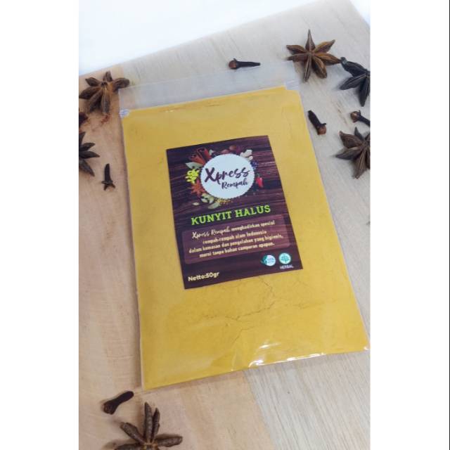

Kunyit Halus / Kunir Halus / Rempah Herbal / JSR / Premium Quality / 50 gram