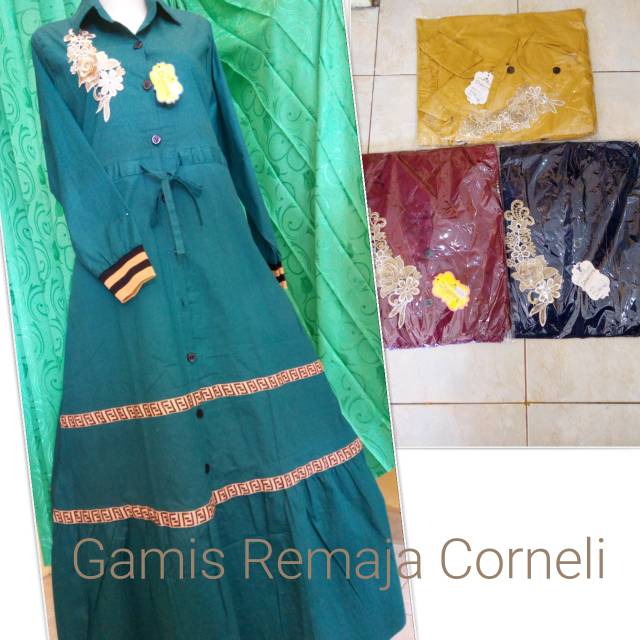 GAUN REMAJA CORNELLI. GAMIS REMAJA CANTIK. GAMIS KATUN KEKINIAN