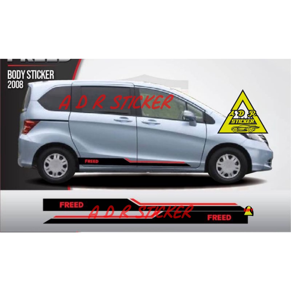 STICKER STIKER MOBIL HONDA FREED STICKER LIST MOBIL HONDA FREED TERBARU