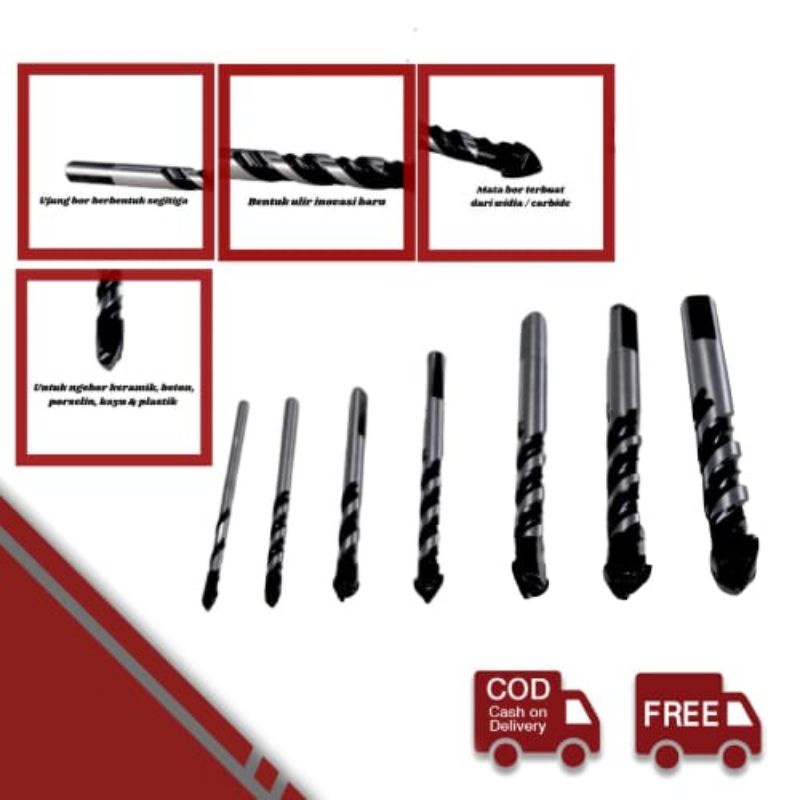 MATA BOR KACA KERAMIK TOMBAK