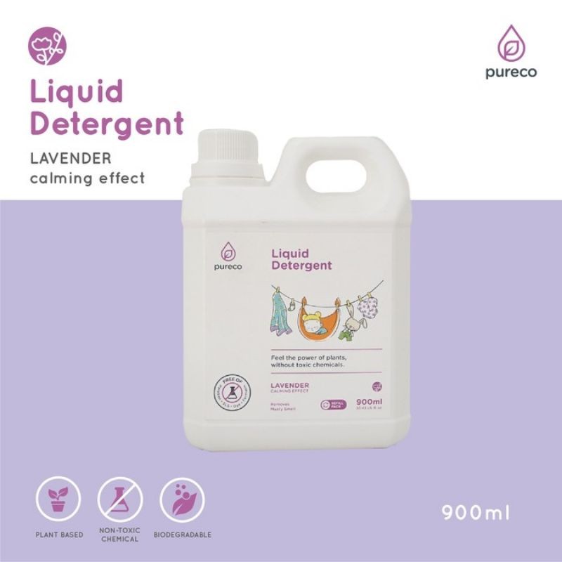 Pureco Liquid Detergent 900 Ml