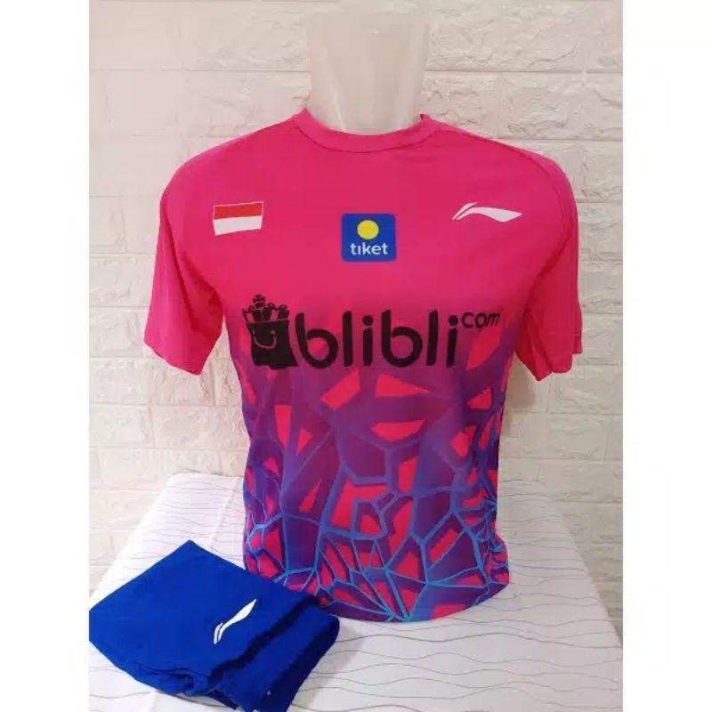 baju badminton dewasa/ setelan badminton lining