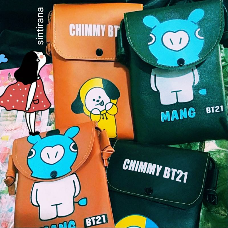 Tas Anak Perempuan Kpop BT21 Slingbag