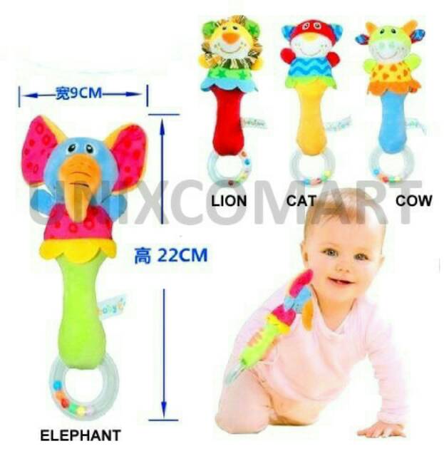 Mainan Bayi RATTLE STICK Baby Toys Gengam