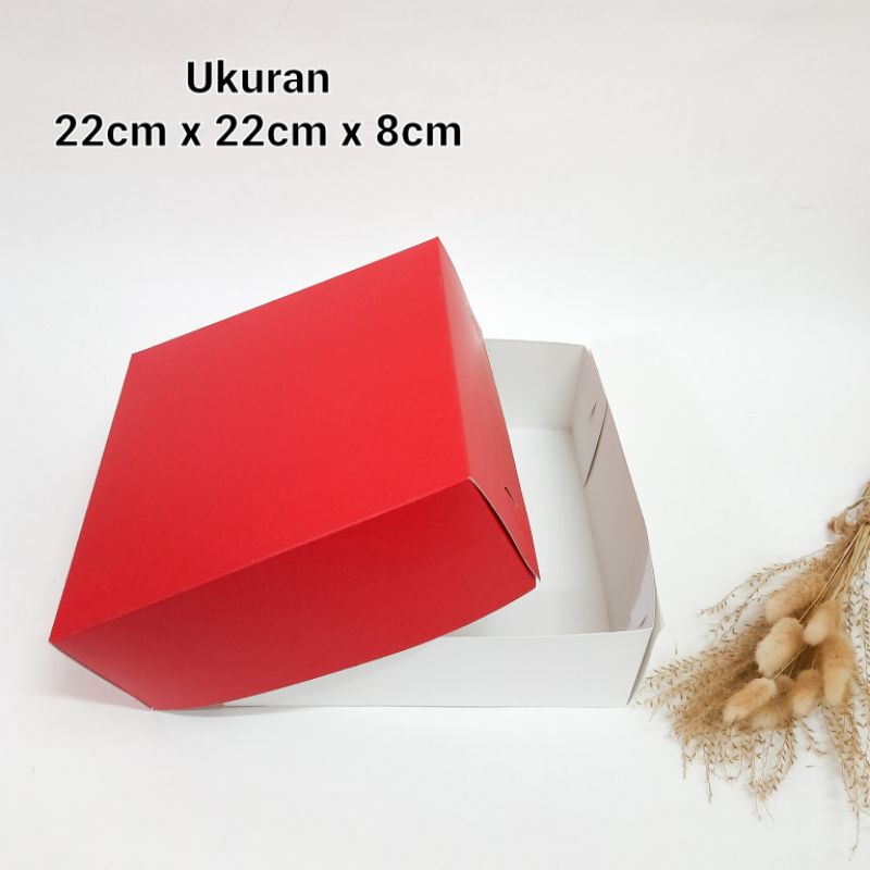 

Dus kue/ Box Kue / Kotak kue lapis legit Brownies 22x22x8 dan 21x10x10