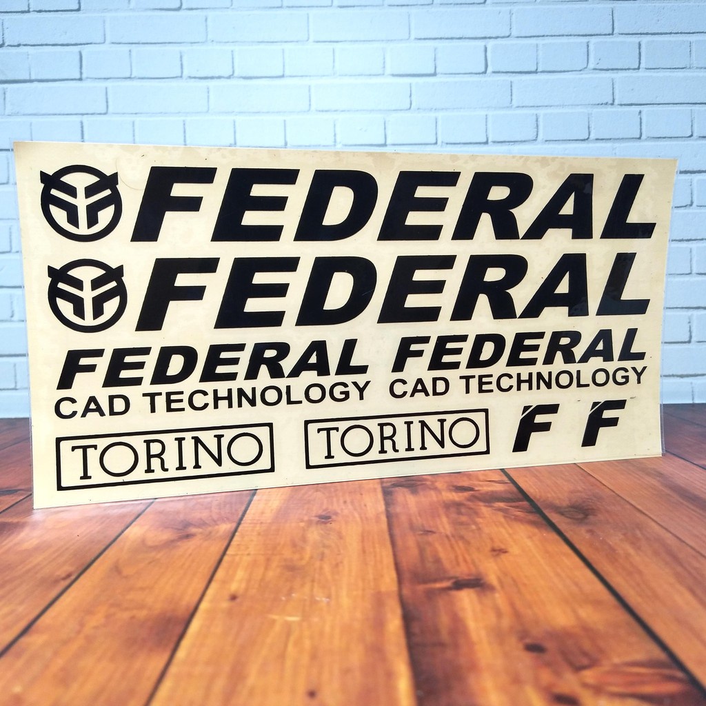 Cutting Stiker Federal Variasi Sepeda Sticker Frame Aksesoris Body Style Lipat Keren Decal Striping Bike Road Fixie Mtb Balap Timbul Universal Murah Reflective Nyala Tahan Air Bodi Hologram Batang Gunung Anak Sepedah Kustom Modif