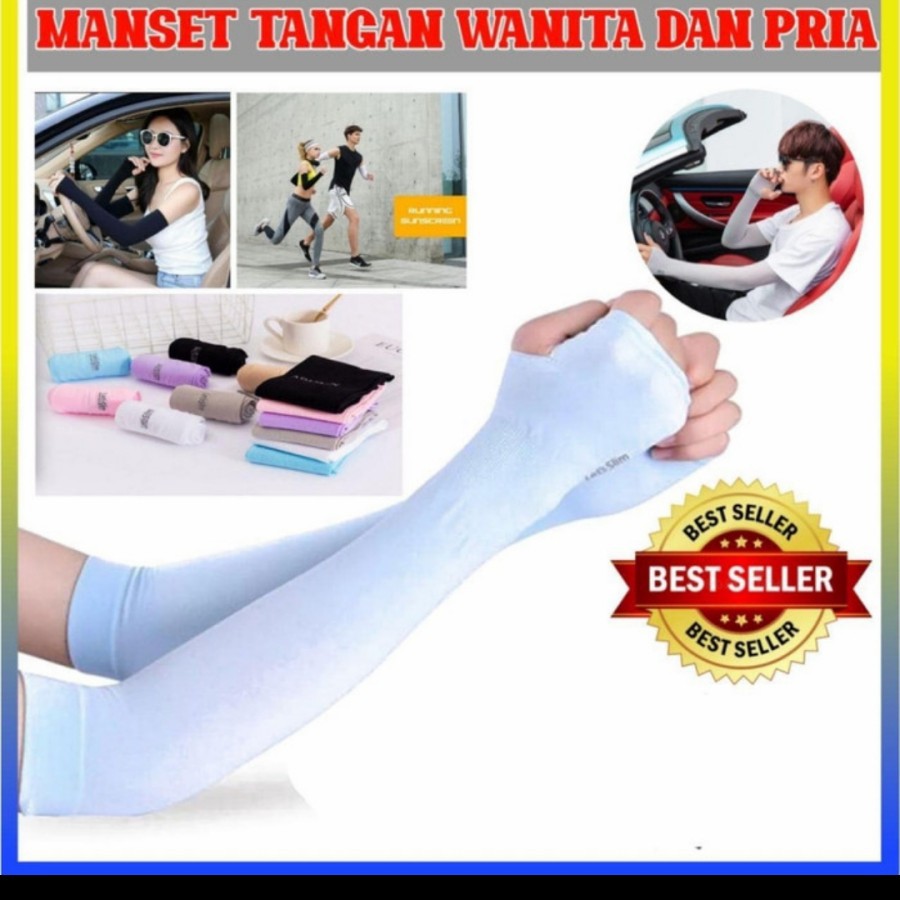 sarung lengan tangan anti panas Hi cool lari sepeda sport protection