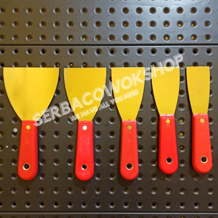 Paket ATS Kape Skrap Gg Plastik Ukuran 1.5-2-2.5-3-4&quot; Inch Scraper - Paket 5 Ukuran