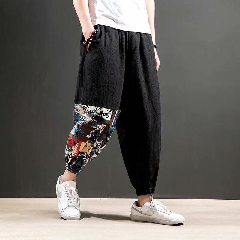 CELANA LINEN HAREM JOGGER IMPORT PRIA JEPANG ORIGINAL YUTAKA