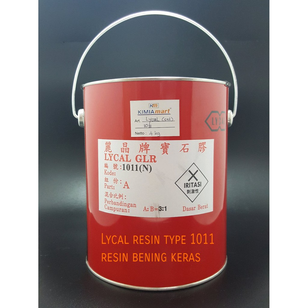 Lycal resin 1011 resin bening keras Limited