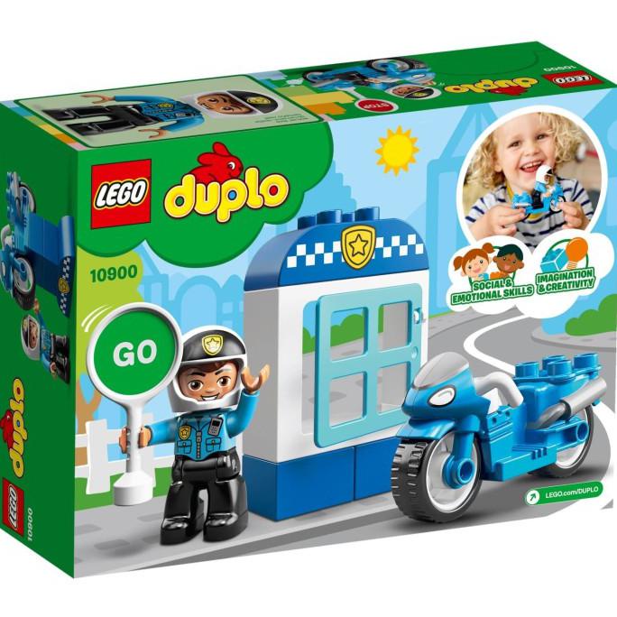 LEGO Original DUPLO 10900 Police Bike - Mainan Anak Edukasi Lego Bayi