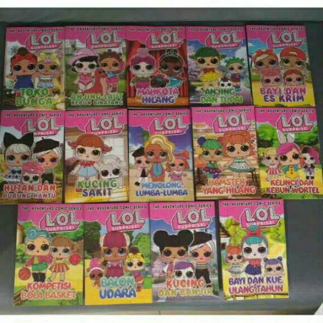 Buku Cerita Anak LOL / Buku Bacaan Mini Seri LOL Surprise