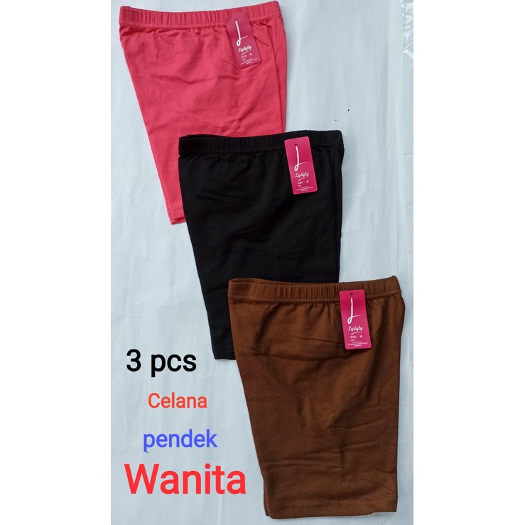 Lydyly ~ 1 Pcs Celana Pendek Untuk Anak Perempuan &amp; Wanita Dewasa Berkualitas ( 3 Ukuran 3 Warna )