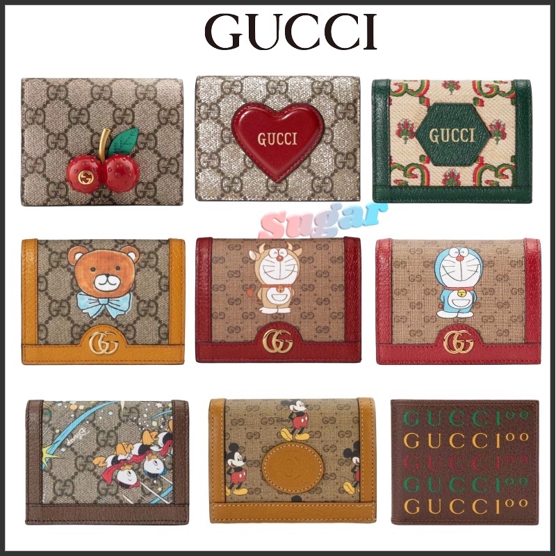 GUCCI wallet/ GUCCI Wallet/New Year Special Style/Card Holder/Cash Wallet/Bifold/Snap