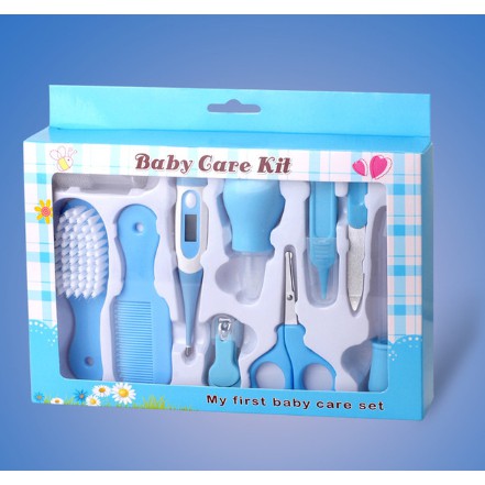 Perlengkapan Bayi Set Newborn isi 10/6  (Termometer. Gunting Kuku. Sisir Bayi. Dll) Baby Care Kit-1