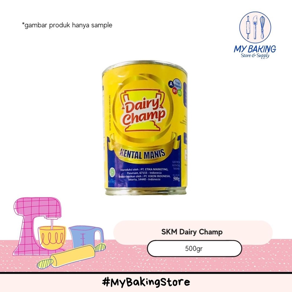 

SKM Dairy Champ 500gr | Susu Kental Manis Dairy Champ 500gr