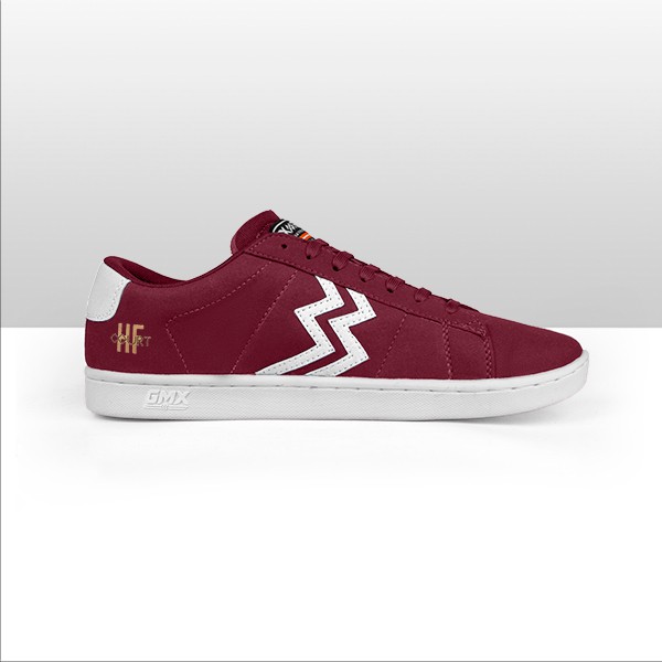 Geoff Max Official - HF Court Red White | Sepatu Pria | Sneakers Pria