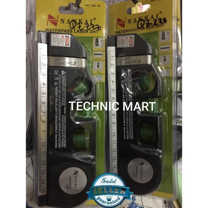 

NANKAI Waterpass Laser 3 in 1 Penggaris 25 Level Vertikal Horizontal