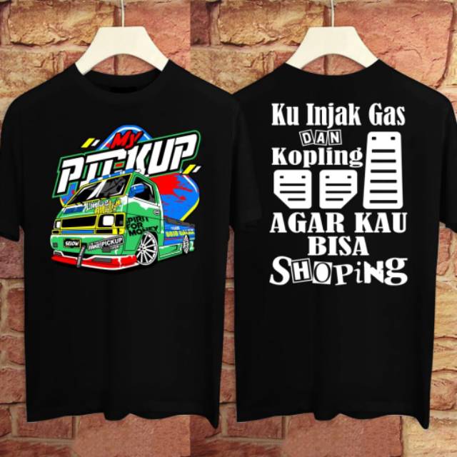 Baju tshirt kaos distro driver muda L300 my pickup shoping