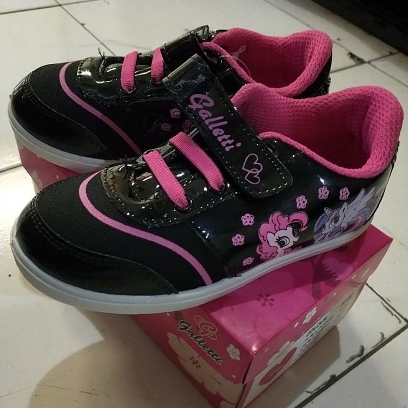 GALLETI FANIA Sepatu Little Pony Sepatu Sekolah Anak Perempuan Sepatu Sneakers