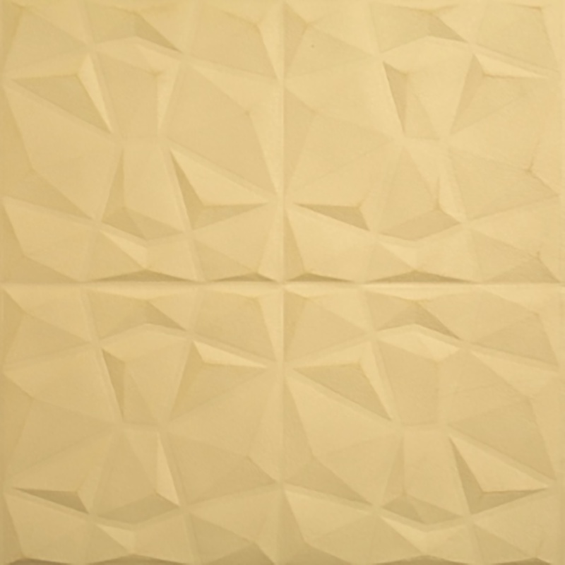 [COD] Wallpaper FOAM 3D Sticker Dinding Timbul High Quality Dekorasi Kamar Rumah Best sWeller-CREAM 70*70CM
