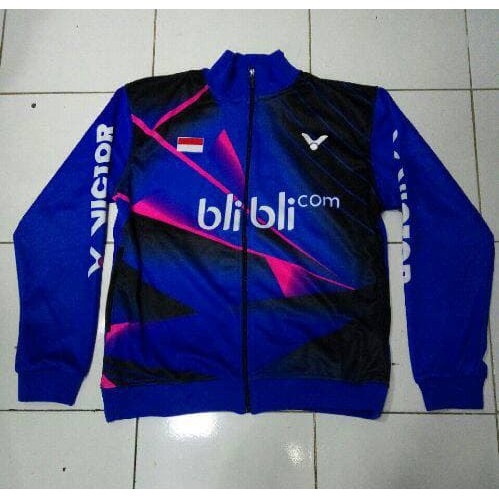 Jaket Badminton / Bulutangkis Victor Timnas Indonesia (New 2016)