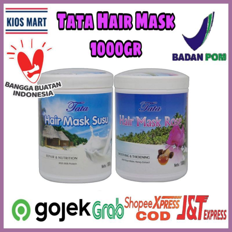 Tata Hair Mask 1000gr / Keratin Rambut / Hair Spa / Masker Rambut