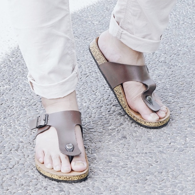 LEXON BROWN | ManNeedMe x Lvnatica | Sandal Casual Pria Sendal Tali Original