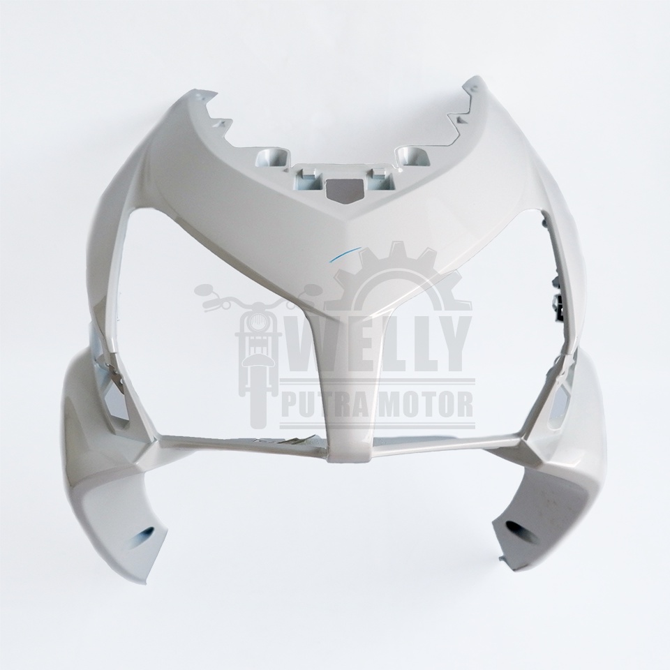 Cover Tameng Lampu Depan Vario 110 Karbu Putih 64301-KVB-930PFW Ori Honda AHM