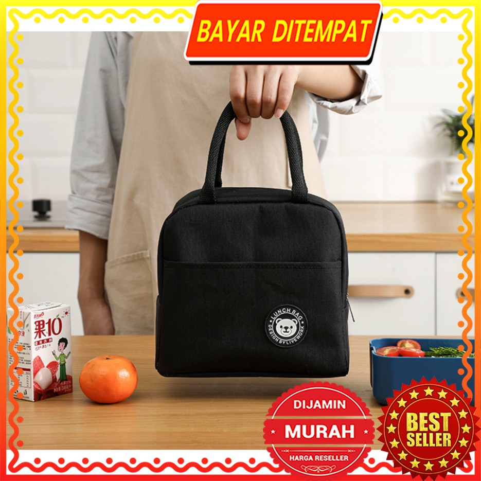 WRF40 Tas Bekal Lunch Cooler Bag Box Makanan Alumunium Impor TKM