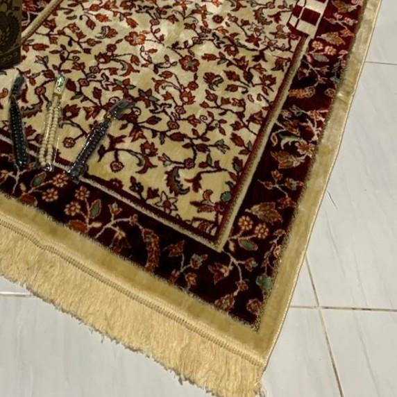 ➶ Sajadah turki sajadah yakar karpet harum ✯