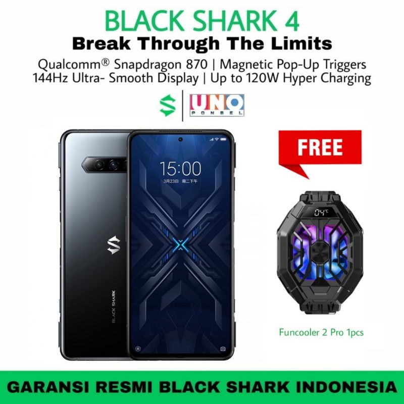 BLACK SHARK 4 8/128 12/128 12/256 - Ram 8GB 12GB Internal 128GB 256GB Blackshark