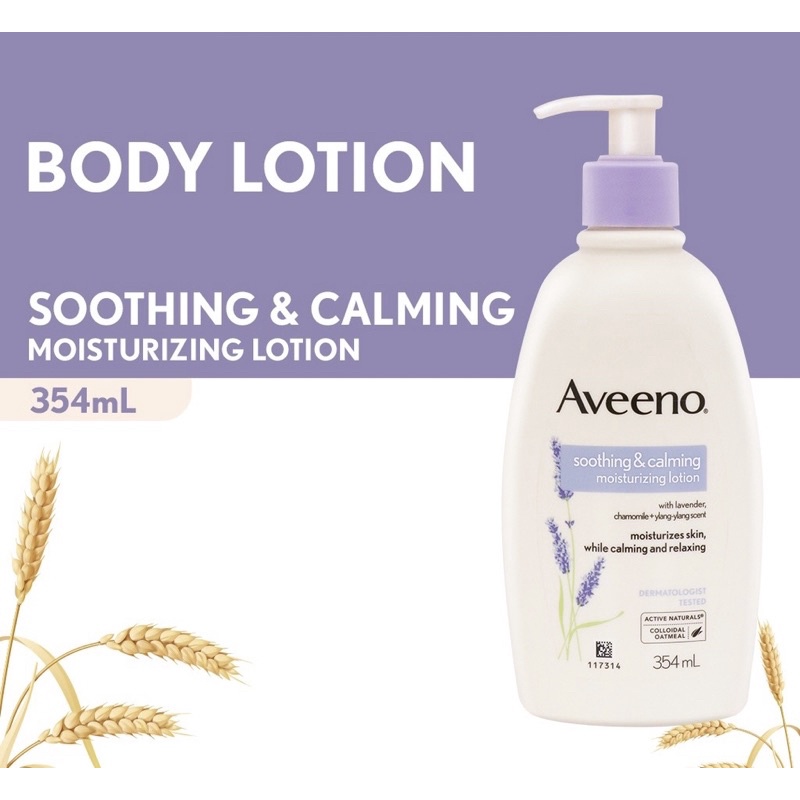 Aveeno Soothing &amp; Calming Moisturizing Lotion 354 ml Lotion Pelembab Kulit