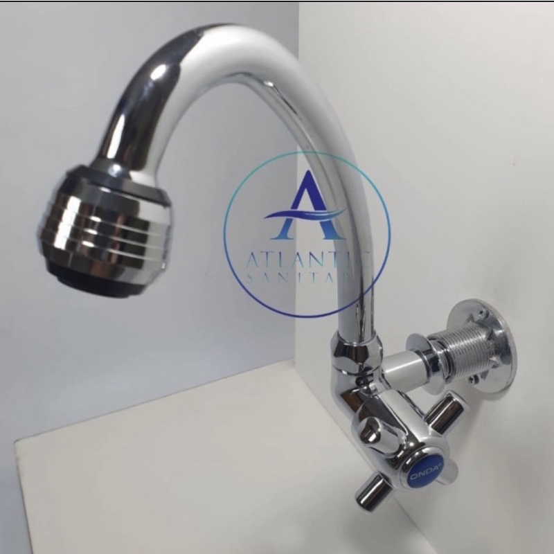 Kran cuci piring onda / kran angsa dinding onda