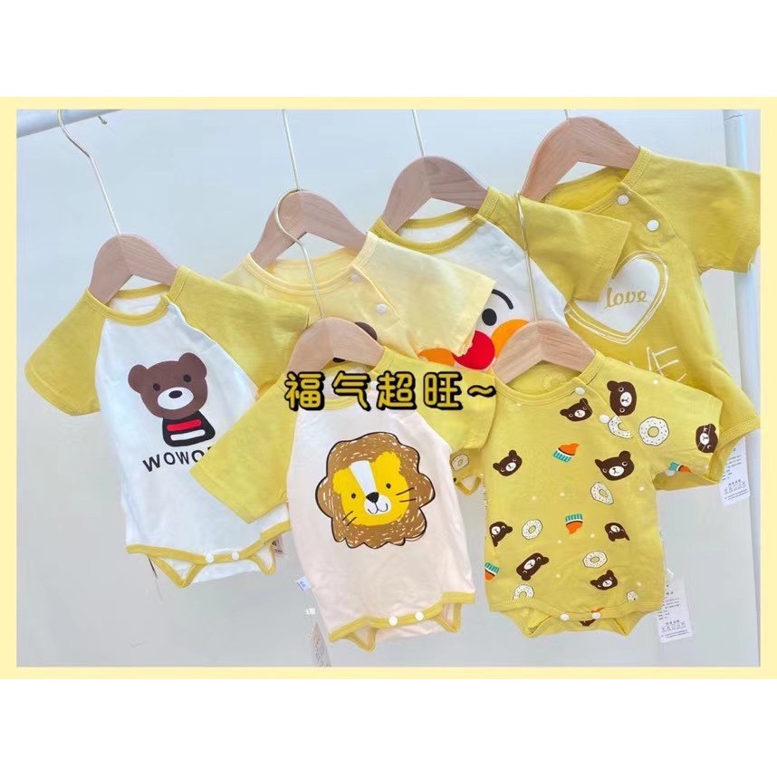 【Happy Baby】Jumper Bayi Pendek Kodok Versi Segitigai New Born SJP01