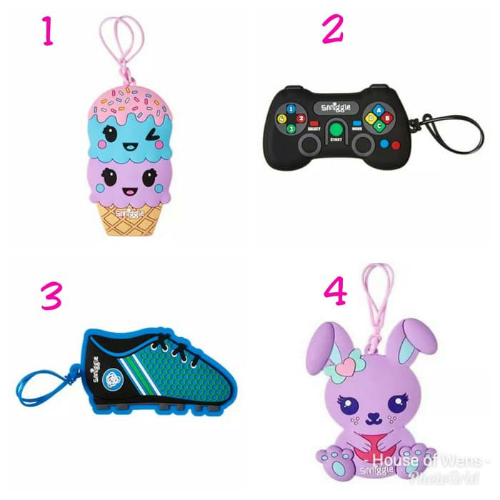 

SMIGGLE GETAWAY BAG TAG - GANTUNGAN TAS SMIGGLE - Biru Muda