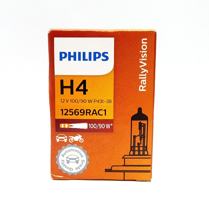 LAMPU BOHLAM UTAMA MOBIL PHILIPS H4 100/90W