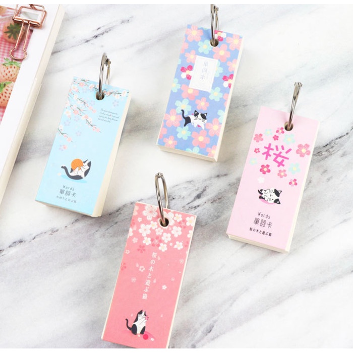 

[RESTOCK] Ring Memo Bunga Sakura, Kucing, dan Summer 110 lembar - Summer